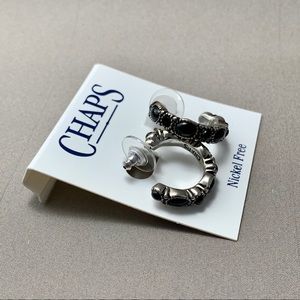 F1-78New/Chaps/Earrings/Elegant/SemiPrecious/Hoops